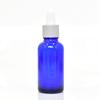 Em estoque suprimento Garrafa de óleo essencial azul 20ml garrafa de líquido de essência 30ml garrafa de vidro com conta-gotas produtos para cuidados com a pele garrafa azul com conta-gotas
