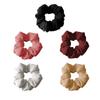 Europa y Estados Unidos transfronterizos color sólido relleno de algodón PP anillo para el pelo coleta cuerda para la cabeza accesorios para el pelo de intestino grueso flor para la cabeza venta al por mayor comercio exterior