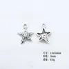 Venta Caliente Aleación DIY Accesorios Colección Colgante Océano Caracol Pulpo Estrella de Mar Cadena para Teléfono Móvil Collar Accesorios de Joyería Venta al por Mayor