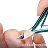 Pinzas especiales para cutícula de boca afilada de venta caliente transfronterizas tijeras para cutícula de acero inoxidable herramienta de pinzas para nariz de pollito para reparación de uñas de los pies
