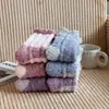 Calcetines de mujer de coral para otoño e invierno, calcetines gruesos y cálidos para dormir, calcetines de piso para el hogar de media felpa, venta al por mayor de fábrica transfronteriza