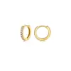 Set de Aretes Más Vendido en Amazon Transfronterizo con Incrustaciones de Circonita, Aretes para Mujer, Aretes Circulares de Nuevo Estilo, Aretes de Botón y Accesorios para Orejas