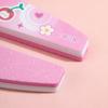 Tiras de Gaze Impressas de Alta Qualidade para Nail Art, Lixas de Unha de Esponja, Lixas de Papel Laváveis, Meia-Lua para Lixar e Polir, Produtos de Venda Quente Transfronteiriços