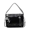 Bolsa Quadrada Pequena de Luxo Leve e de Alta Qualidade, Bolsa para o Dia a Dia, Bolsa Transversal, Bolsa Feminina de Grande Capacidade Estilo Coreano Nicho, Bolsa de Ombro Feminina