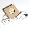 Luminária Noturna Luminosa Base de Madeira Maciça Atacado DIY Suporte para Lâmpada de Bola de Cristal Luz Quente Quadrado Luz Colorida Plástico Recarregável Suporte para Lâmpada