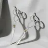 Tesouras de Cabeleireiro, Tesouras de Corte de Cabelo Destacáveis, Tesouras de Dentes Finos, Tesouras Curvas, Tesouras para Animais de Estimação, Ferramentas Portáteis de Cabeleireiro Atacado