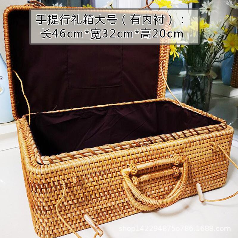 手提行礼箱大号有内衬