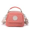 Bolso cruzado de moda para mujer, estilo japonés, sencillo, impermeable, con cambio de lápiz labial, portátil