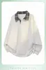 Moletom com Gola Polo e Ponto Xadrez Texturizado para Exportação Transfronteiriça para Homens Outono e Inverno Novo Top Casual Solto com Lapela para Homens