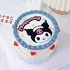 Celebridad de Internet Pegamento Suave Gatito Decoraciones para Pasteles Adornos Dibujos Animados Kuromi Melody Perro Canela Enchufe de Cumpleaños