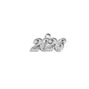 Tamaño Mediano Número de Año 2026/2027 Hecho a Mano Creativo DIY Aleación Joyería Accesorios Aretes Pulsera Colgante Tamaño Mediano