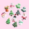 Novos Acessórios de Árvore de Natal de Resina Papai Noel Boneco de Neve Patch Acessórios DIY Suprimento da Amazon