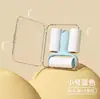 Mini rolo tira-fiapos com papel de reposição destacável, pequeno e portátil, removedor de fiapos e pelos de animais de alta aderência
