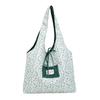 Bolsa Colete Floral Artística em Tela Dupla Face Estilo Coreano Bolsa Fada Bolsa Tote de Ombro Grande Capacidade para o Dia a Dia