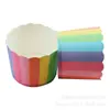 Mecanismo de alta calidad tazas de papel para pastel de alta temperatura tazas de papel para pastelitos 50 piezas cada una