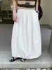 SUSAN nueva llegada principios de otoño estilo coreano diseño simple plisado versátil holgado cubre imperfecciones muestra delgado color liso falda midi TW1102