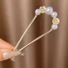 Herramienta para Fijar Peinado de Moño Perezoso Pasador para Mujer Modelo Nuevo 2026 Clip en Forma de U Peine de Inserción de Cuatro Dientes Pasador para Cabello Suelto