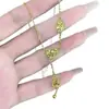 Colar Moderno com Franjas e Design de Cabaça Ice Crushed para Mulheres, Apresentando Pingente Fashion de Escama de Peixe com Toque de Luxo, Adequado para Outono e Inverno