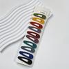 Pinzas para el Cabello Serie Oscura de 10 Colores para Niños y Bebés, Pinzas BB, Pasadores de Plástico Coloridos, Pinzas para el Cabello para Accesorios de Bricolaje, Venta al por Mayor de Fabricantes