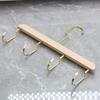 Perchero de Madera Maciza con Múltiples Ganchos para Corbatas y Cinturones Percha para Pantalones con Correa Gancho de Almacenamiento para Bolsas y Chalecos Percha para Bufandas de Seda