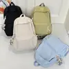 Mochila de Estilo Perezoso Coreano al por Mayor, Color Sólido Dulce para Estudiante de Secundaria, Mochila de Viaje Fresca y a la Moda