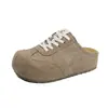 Mules Estilo Birkenstock para Mujer, Suela Gruesa, Tacón Oculto, Punta Cerrada, Slip-On, Modelo Nuevo Primavera 2026, Pantuflas sin Talón