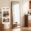 Espejo de cuerpo entero de segunda mano, Espejo de suelo a techo, Espejo de lujo de alta gama accesible para el hogar, Espejo de pared para vestidor, Espejo simple de tocador para habitación de niñas
