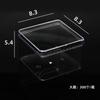 Caja para galletas de grado alimenticio caja de exhibición transparente para mousse con tapa accesorios para hornear caja de embalaje para joyería caja de plástico