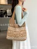 Bolsa de punto hueco de venta caliente transfronteriza con diseño de malla, bolsa tejida, bolsa de playa de verano, bolsa tote de gran capacidad para mujer