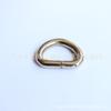 Hardware para Bolsas Guangzhou Anilla en D 3.8mm Accesorios de Hardware para Equipaje Ancho Interior 20mm Hebilla Semicircular Anillo en Forma de D de Alambre de Hierro de 6 Puntos