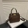 Bolso de Mano Grande y Sencillo 2026 Invierno Nuevo Elegante Estampado de Leopardo Moda de Alta Calidad Versátil Bolso de Hombro Bolso Cruzado