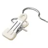 Clip de Pinza de Acero Inoxidable Mejorado con Doble Cabeza de Goma para Pantalones de Tres Caracteres, Ropa con Capucha, Calcetines, Clip de Gancho Doméstico Antirrayas Antideslizante