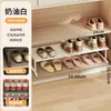 Los estantes escalonados del zapatero son retráctiles y ahorran espacio, una herramienta mágica para guardar zapatos con un soporte para zapatos de doble capa para la entrada