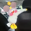 Porta-Lenços para Carro Criativo Fofo Pet Pendurado Caixa de Lenços para Carro Urso de Pelúcia Cartoon Porta-Lenços para Banco Traseiro do Carro