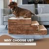 Escadas para Cachorro com Altura Ajustável Escadas para Pet A3 Antiderrapante Universal para Cama Sofá Casa Tapete Degrau