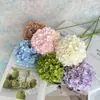 Flores Artificiales Nuevas para Boda Transfronterizas, Paletas de Dulce, Hortensias, Flores Secas, Arreglo de Piso para Salón de Bodas, Decoración de Pared de Fondo, Materiales Florales, Flores Falsas