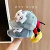 Bonito Sombrero de Bebé de Mickey para Primavera y Otoño, Gorra de Béisbol de Mezclilla para Bebé, Estilo Retro para Niños y Niñas, Gorra de Pico para Niños