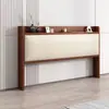Madera de Haya Ultra-Delgada Estilo Nuevo Empaque Suave Color Crema Simple Moderno Lujo Ligero De Pie Estilo Francés Cabecero de Madera Maciza Se Vende por Separado