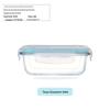 Pote de Vidro Transparente para Almoço, Tigela de Vidro, Recipiente para Armazenamento de Alimentos, Pote de Almoço Resistente ao Calor e Micro-ondas, Selado para Armazenamento na Geladeira, Conservação de Alimentos Congelados, Estilo Chinês