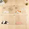 Bolsa de armazenamento de documentos criativa de desenho animado em estoque, bolsa com zíper tridimensional para armazenamento de provas, bolsa de armazenamento de contratos, personalizável
