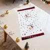 Toalha de Mão de Cozinha Transfronteiriça Toalha de Prato de Natal Microfibra Estampada Padrão de Cena de Inverno Toalha de Cozinha