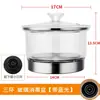 Máquina para bar de té, esterilizador de juego de té, bandeja eléctrica para té, mesa de té, tetera de calentamiento eléctrico de tres anillos, estufa de té, taza de té, lavador de tazas de té