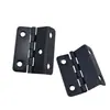 70% de descuento Bisagra Herrajes para Muebles al por Mayor Accesorios Negro 70% de descuento Bisagra de Hierro 41*12*1.0mm Bisagra de Doblez Sencillo