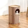 Casa de Gato em Feltro tipo Cesto pode pegar mas não pode dormir migalhas árvore de gato buraco estrutura de escalada para gatos multi-gato pode ser usada em ninho de gato fechado