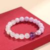 Nova 925 Prata Roxo Lítio Ametista Frisado Pulseira Nicho Feminino Alto Sentido Azul Luar Pulseira Atacado