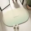 Alfombrilla Sencilla de Tierra de Diatomeas para Entrada de Baño, Absorbente de Agua, Secado Rápido, Alfombrilla Antideslizante para Sala de Estar, Elimina el Polvo, Resistente a la Suciedad y al Desgaste
