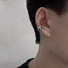 Pendientes de Clip sin Perforar, Brazaletes de Oreja con Diseño de Nicho, Tachuelas Falsas para Oreja de Hombre, Pinzas para Cartílago de Oreja de Hombre, Pendientes Falsos, Colgantes para Oreja, Accesorios de Oreja de Gama Alta