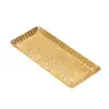 Bandejas de servir de aço inoxidável transfronteiriças, pratos de buffet, pratos para restaurante de hot pot, pratos para churrasco, pratos de bolo, bandejas retangulares marteladas