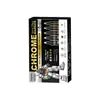 Marcador Metálico Cromado Marcador de Modelo Marcador Metálico Marcador Galvanizado Caneta de Pintura para Carro Caneta Retoque de Faixa Cromada