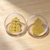 Nuevas pegatinas doradas para teléfono: Paz, Alegría y Fortuna. Pegatinas para teléfono de oro puro 999. Venta al por mayor para promociones de comerciantes y regalos culturales y creativos